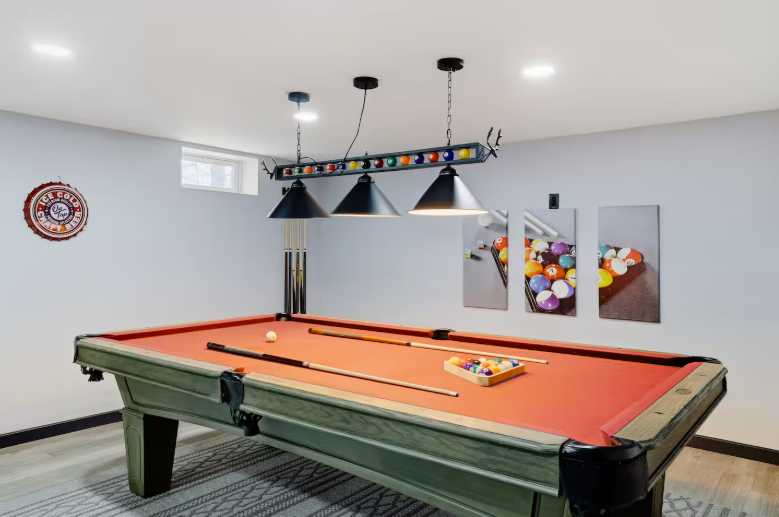 The Luxe Lodge Escape — pool table