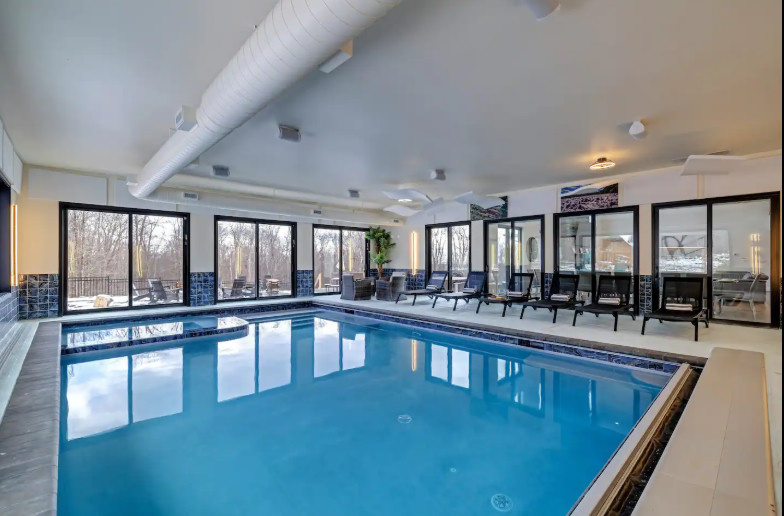 The Perfect Pocono Escape — indoor pool